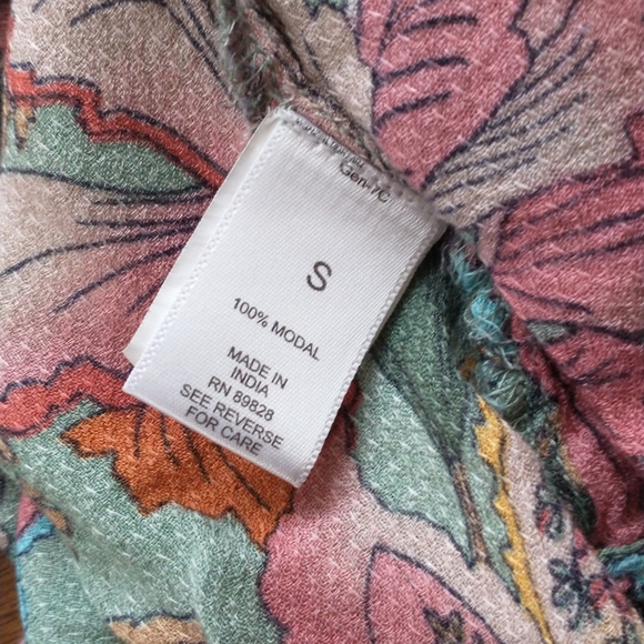 New Haute Hippie Tribe Floral Kimono Cardigan S - Picture 7 of 9